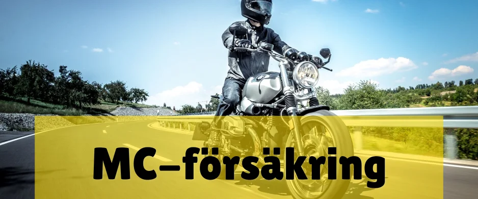 Jämför MC-försäkringar.